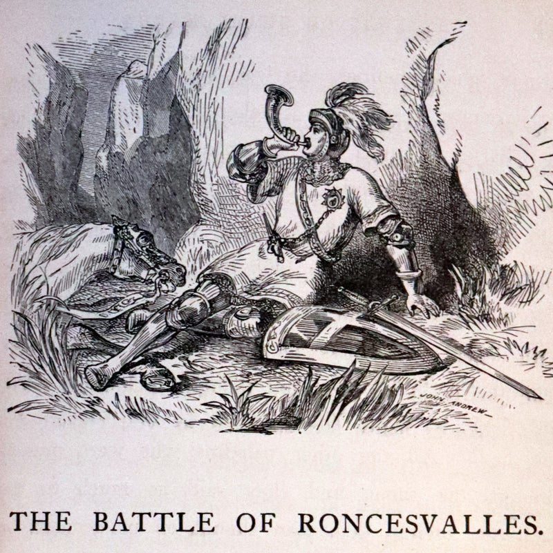 1862 Rare First Edition - Legends of CHARLEMAGNE or Romance of the Middle Ages by Thomas Bulfinch.
