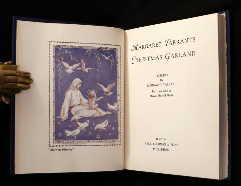 1942 First Edition - Christmas Garland illustrated by Margaret W. Tarrant in Publisher Box.