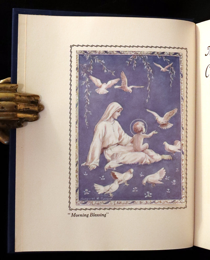 1942 First Edition - Christmas Garland illustrated by Margaret W. Tarrant in Publisher Box.