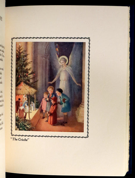 1942 First Edition - Christmas Garland illustrated by Margaret W. Tarrant in Publisher Box.