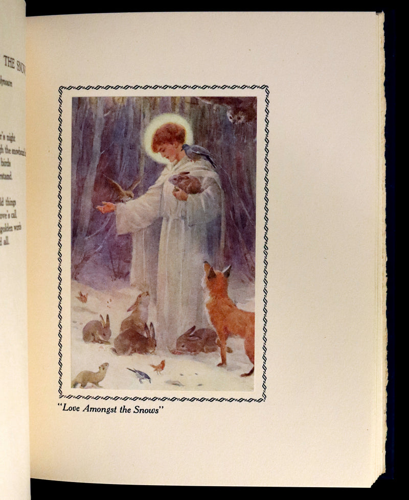 1942 First Edition - Christmas Garland illustrated by Margaret W. Tarrant in Publisher Box.