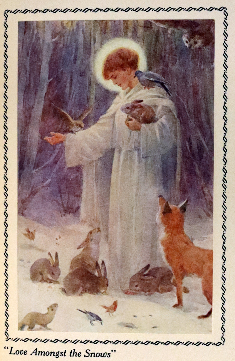 1942 First Edition - Christmas Garland illustrated by Margaret W. Tarrant in Publisher Box.