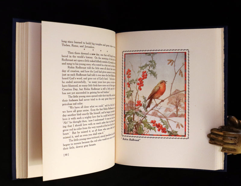 1942 First Edition - Christmas Garland illustrated by Margaret W. Tarrant in Publisher Box.