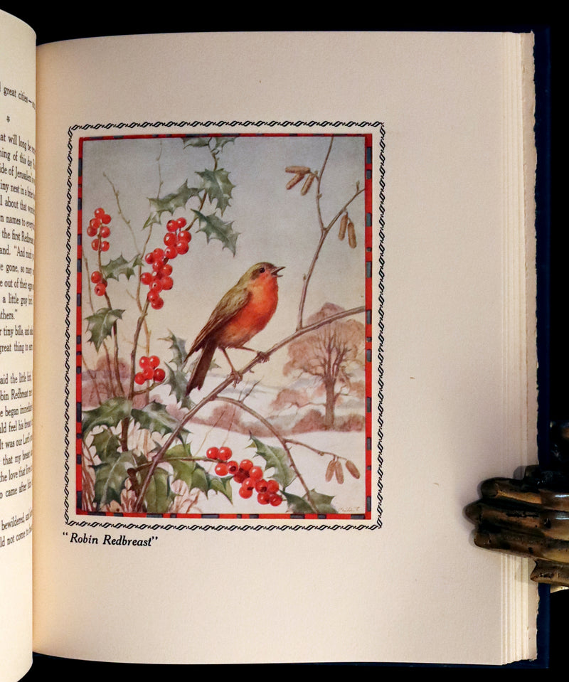 1942 First Edition - Christmas Garland illustrated by Margaret W. Tarrant in Publisher Box.