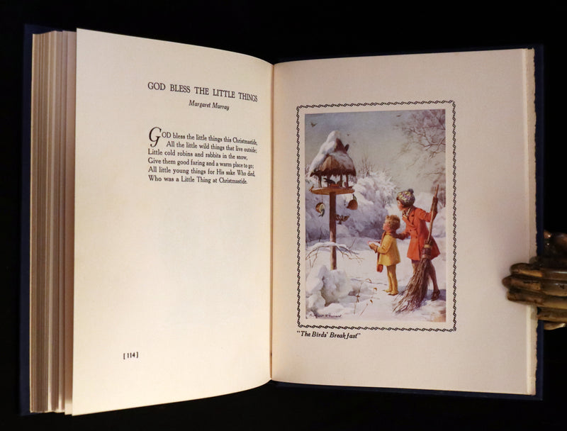 1942 First Edition - Christmas Garland illustrated by Margaret W. Tarrant in Publisher Box.