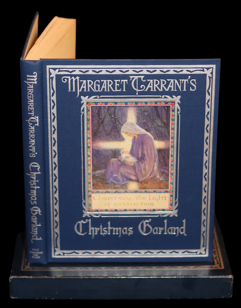 1942 First Edition - Christmas Garland illustrated by Margaret W. Tarrant in Publisher Box.