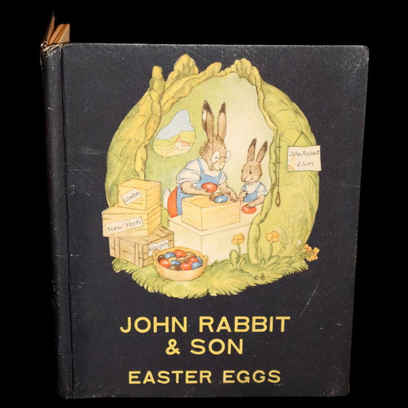 1936 Scarce English 1stED - John Rabbit & Son, Easter Eggs illustrated by Ida Bohatta Morpurgo.