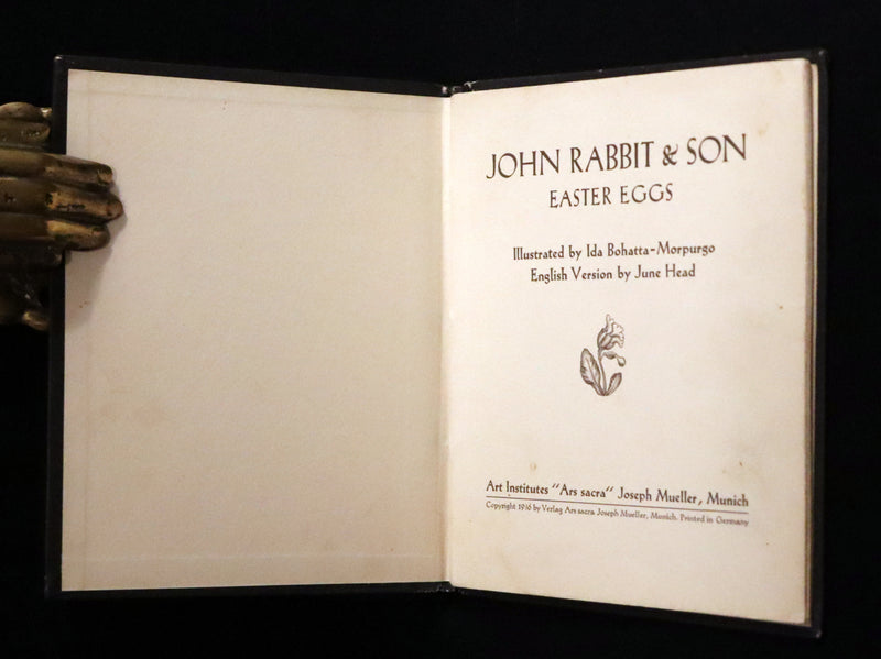 1936 Scarce English 1stED - John Rabbit & Son, Easter Eggs illustrated by Ida Bohatta Morpurgo.