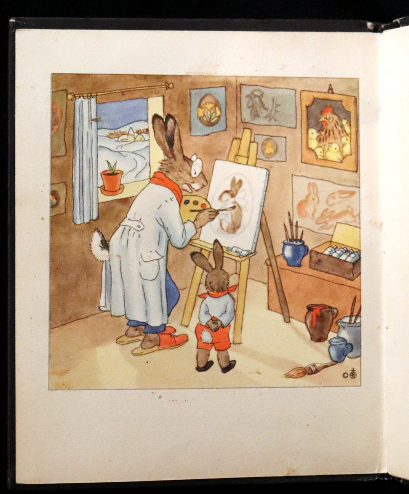 1936 Scarce English 1stED - John Rabbit & Son, Easter Eggs illustrated by Ida Bohatta Morpurgo.