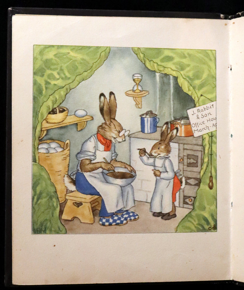 1936 Scarce English 1stED - John Rabbit & Son, Easter Eggs illustrated by Ida Bohatta Morpurgo.