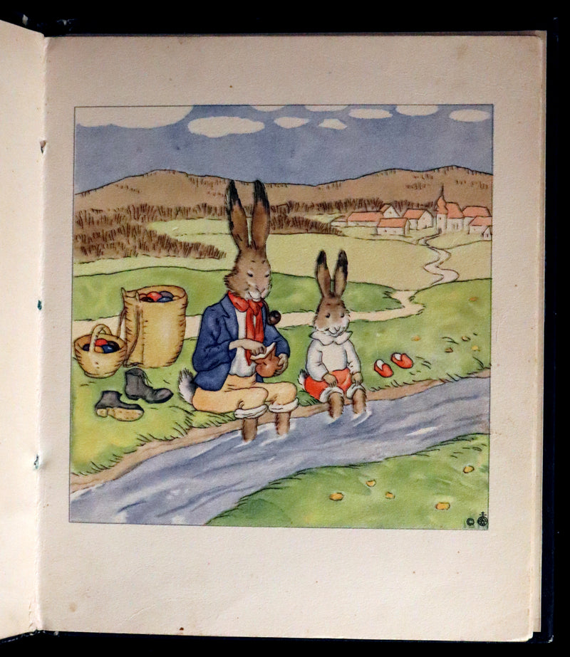 1936 Scarce English 1stED - John Rabbit & Son, Easter Eggs illustrated by Ida Bohatta Morpurgo.