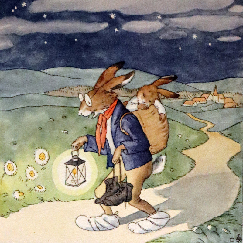 1936 Scarce English 1stED - John Rabbit & Son, Easter Eggs illustrated by Ida Bohatta Morpurgo.