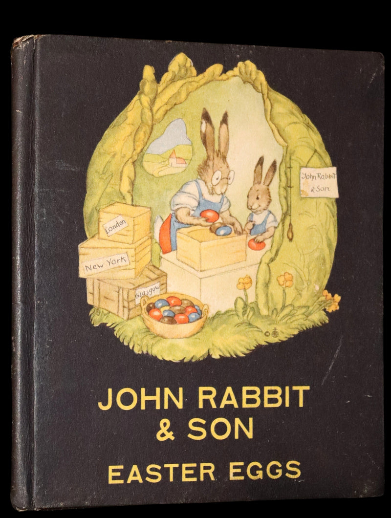 1936 Scarce English 1stED - John Rabbit & Son, Easter Eggs illustrated by Ida Bohatta Morpurgo.
