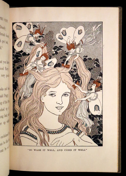 1921 Rare First Edition - Jack O'Health Fairy Tale by Dr. Beatrice Slayton Herben illustrated by Frederick Richardson.