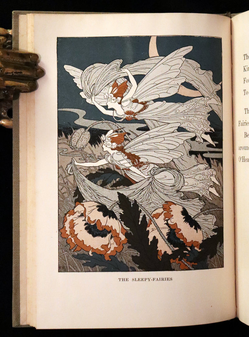 1921 Rare First Edition - Jack O'Health Fairy Tale by Dr. Beatrice Slayton Herben illustrated by Frederick Richardson.