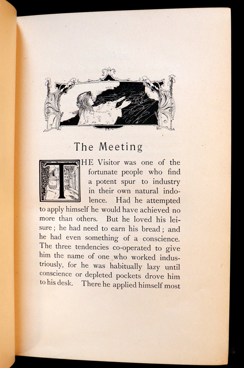 1896 Rare First Edition - MAKE-BELIEVE Tales by Henry Dawson Lowry illustrated by Charles Robinson.