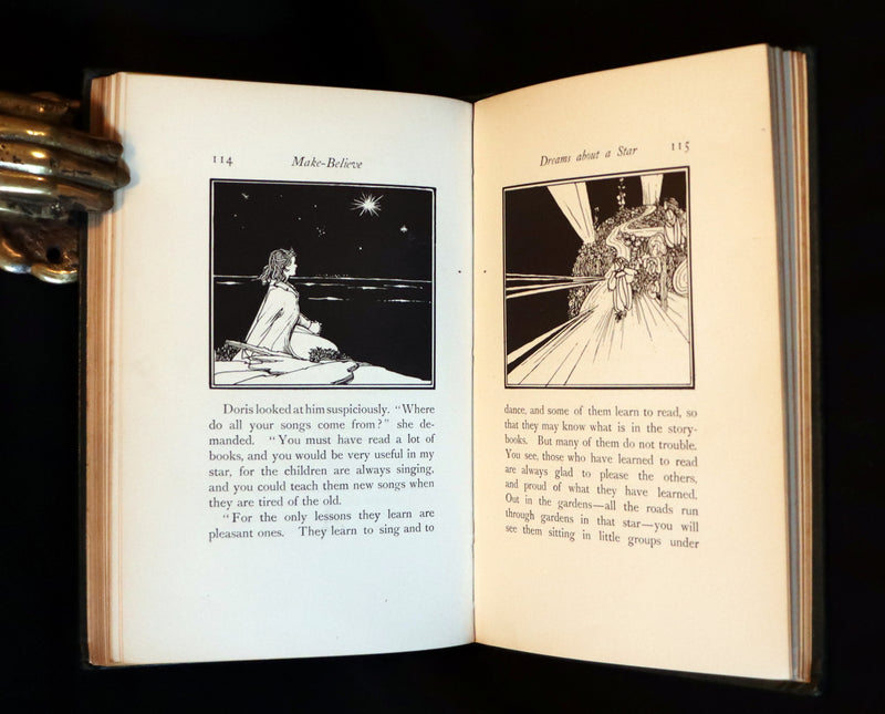 1896 Rare First Edition - MAKE-BELIEVE Tales by Henry Dawson Lowry illustrated by Charles Robinson.