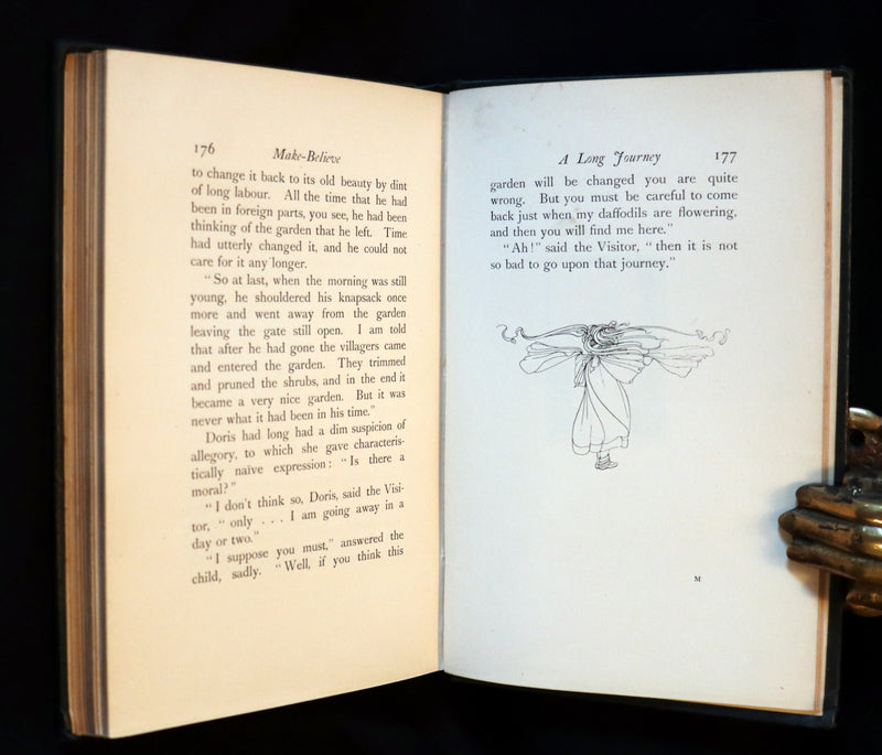 1896 Rare First Edition - MAKE-BELIEVE Tales by Henry Dawson Lowry illustrated by Charles Robinson.