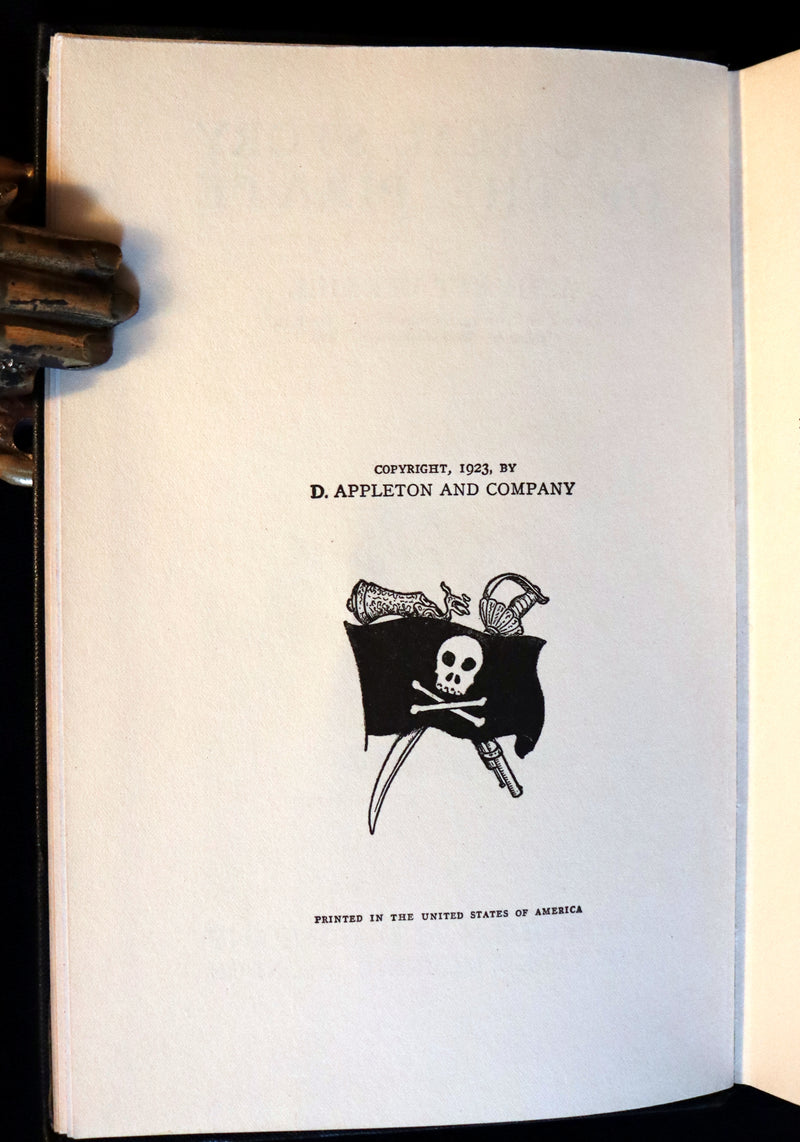 1923 Rare First Edition - The Real Story Of The PIRATE by Alpheus Hyatt Verrill. Illustrations & MAP.