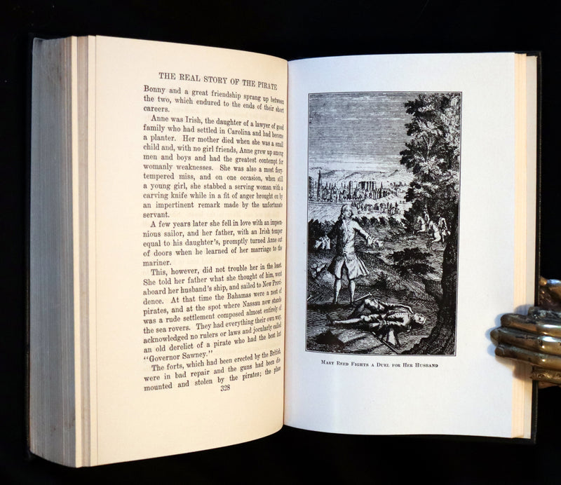 1923 Rare First Edition - The Real Story Of The PIRATE by Alpheus Hyatt Verrill. Illustrations & MAP.