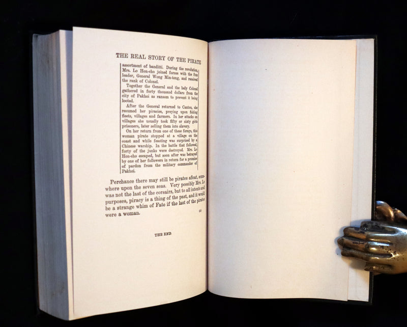 1923 Rare First Edition - The Real Story Of The PIRATE by Alpheus Hyatt Verrill. Illustrations & MAP.