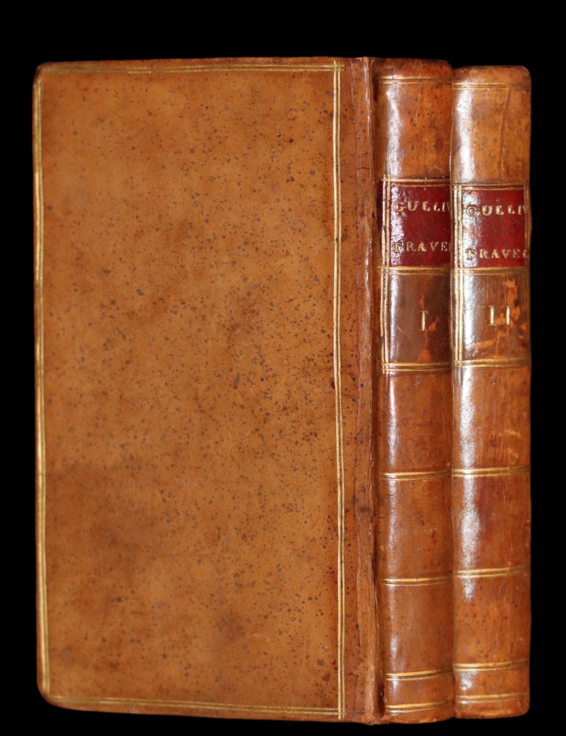 1779 Rare Book set - Gulliver's Travels Into Several Remote Nations of the World by Jonathan Swift.