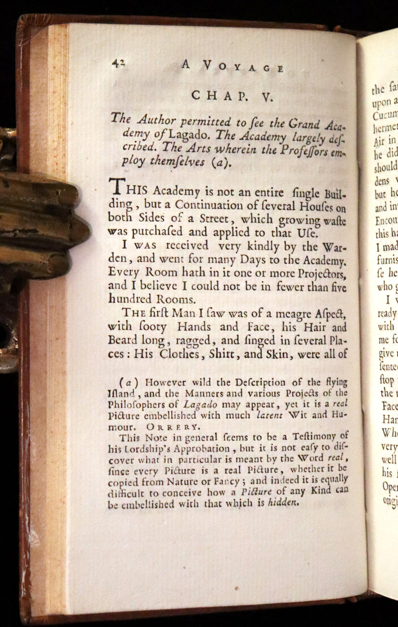 1779 Rare Book set - Gulliver's Travels Into Several Remote Nations of the World by Jonathan Swift.