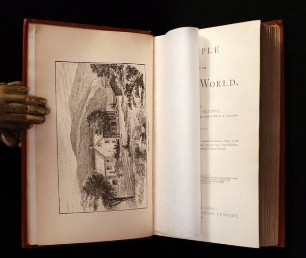 1875 Scarce First Edition - Spiritualism, People from the Other World by Henry S. Olcott.