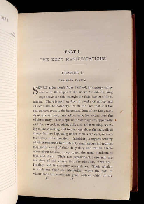 1875 Scarce First Edition - Spiritualism, People from the Other World by Henry S. Olcott.