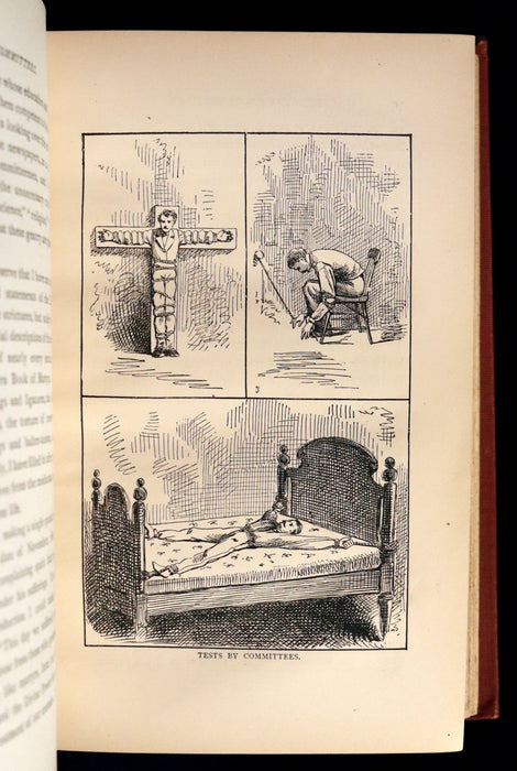 1875 Scarce First Edition - Spiritualism, People from the Other World by Henry S. Olcott.