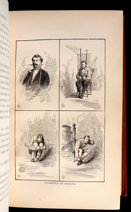 1875 Scarce First Edition - Spiritualism, People from the Other World by Henry S. Olcott.