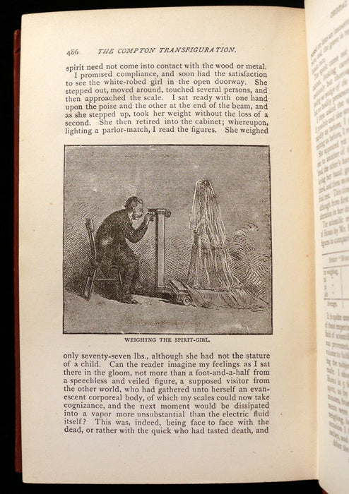 1875 Scarce First Edition - Spiritualism, People from the Other World by Henry S. Olcott.