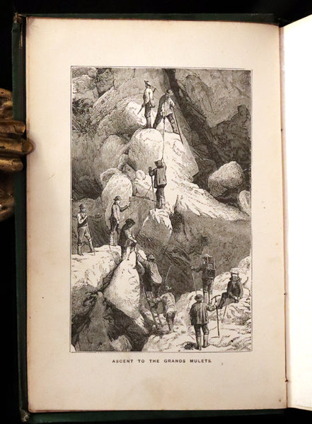 1878 Rare First Edition - ALPINE ADVENTURES, Travel & Research Among the ALPS.