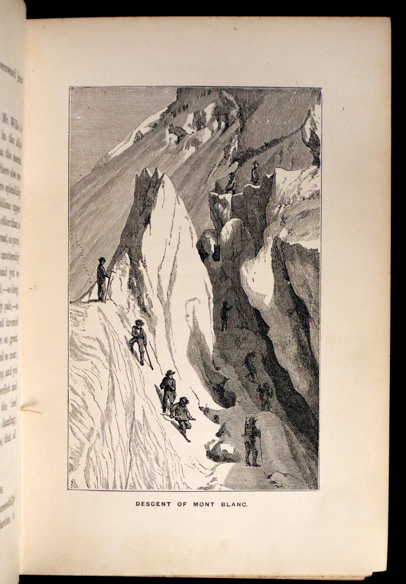 1878 Rare First Edition - ALPINE ADVENTURES, Travel & Research Among the ALPS.