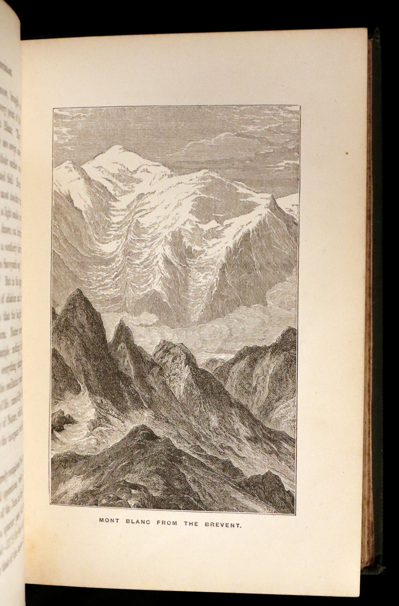 1878 Rare First Edition - ALPINE ADVENTURES, Travel & Research Among the ALPS.