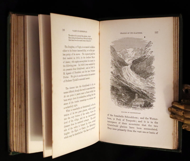 1878 Rare First Edition - ALPINE ADVENTURES, Travel & Research Among the ALPS.