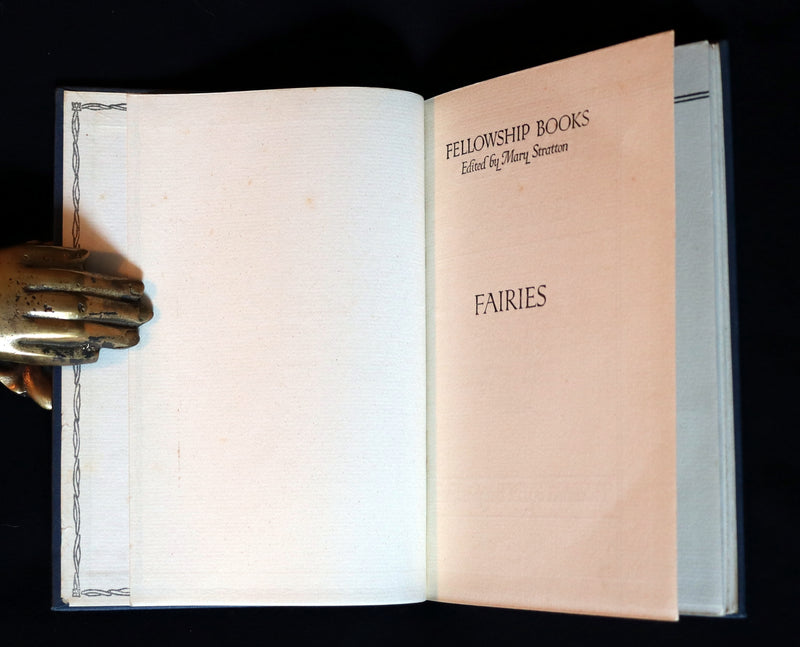 1913 Rare Book - FAIRIES by G.M. Faulding being A Fellowship Book. First Edition.