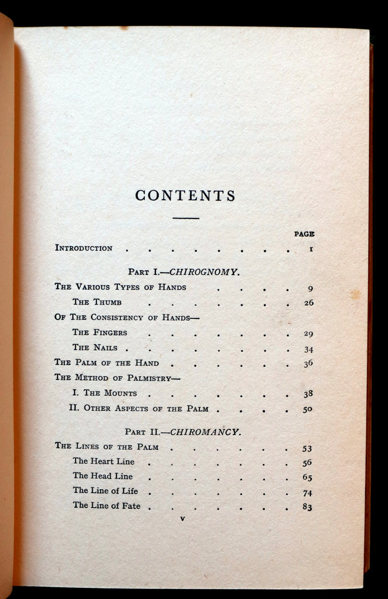1910 Scarce CHIROMANCY Book - Practical Palmistry, Treatise on Chirosophy by Henry Frith. Illustrated.