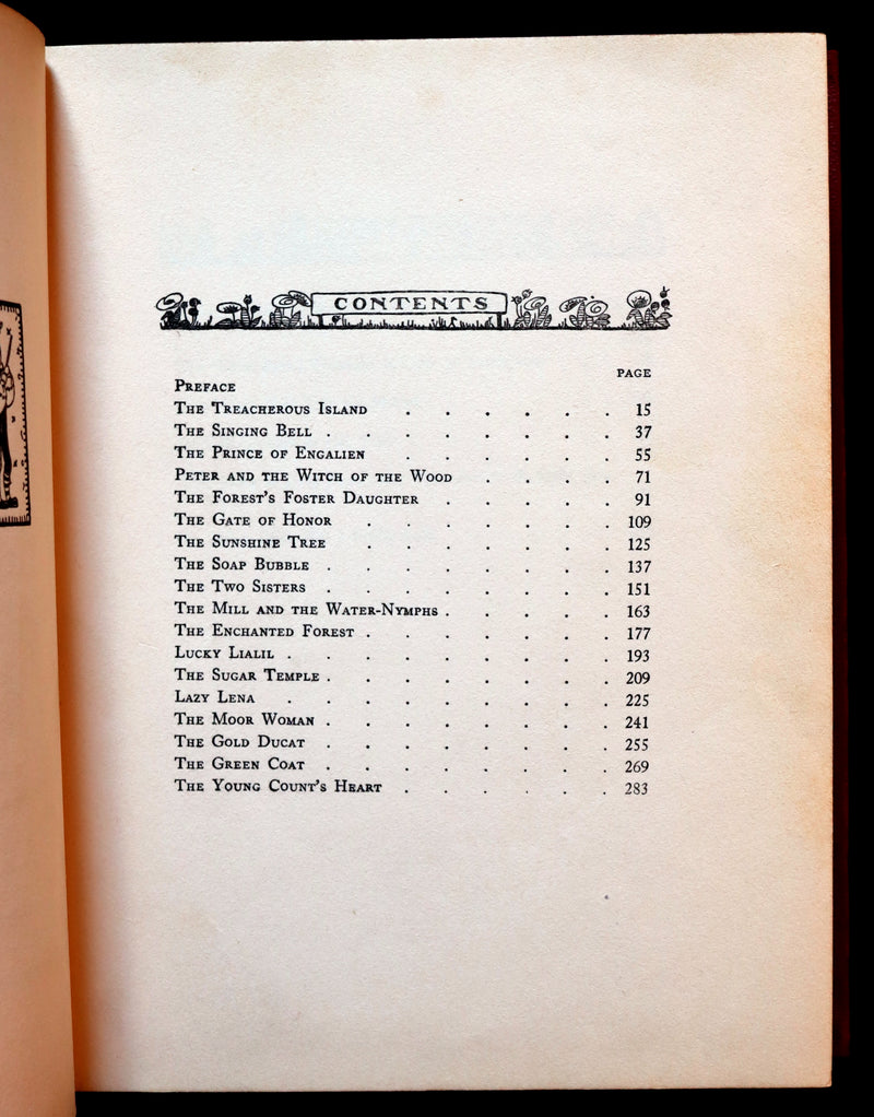 1925 First Edition - Old Swedish Fairy Tales by Anna Wahlenberg Illustrated by Jeannette Berkowitz.