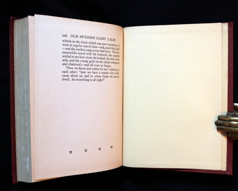 1925 First Edition - Old Swedish Fairy Tales by Anna Wahlenberg Illustrated by Jeannette Berkowitz.