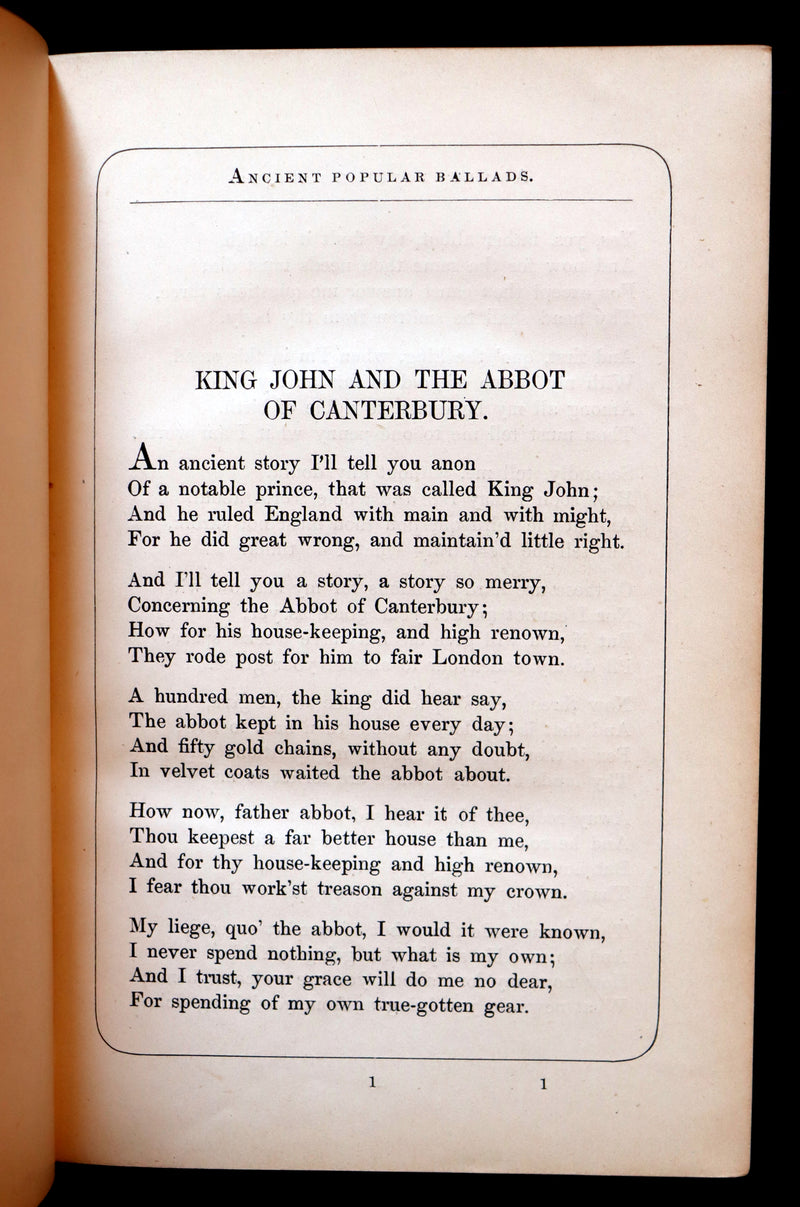 1884 Rare poetry Book - Flowers of Poetry. A Selection of English Poems by Dr. Heinrich Lüdecking. Illustrated.