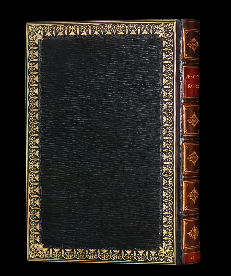 1848 Rare First Edition bound by Bayntun - AESOP'S FABLES illustrated by John TENNIEL.