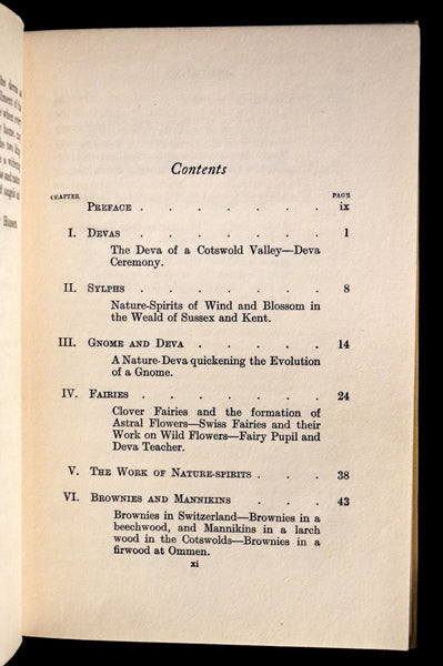 1927 Rare First Edition - THE KINGDOM OF FAERIE (Fairies) by Geoffrey Hodson. Sylphs, Gnome, Deva, Brownies, Mannikins,...