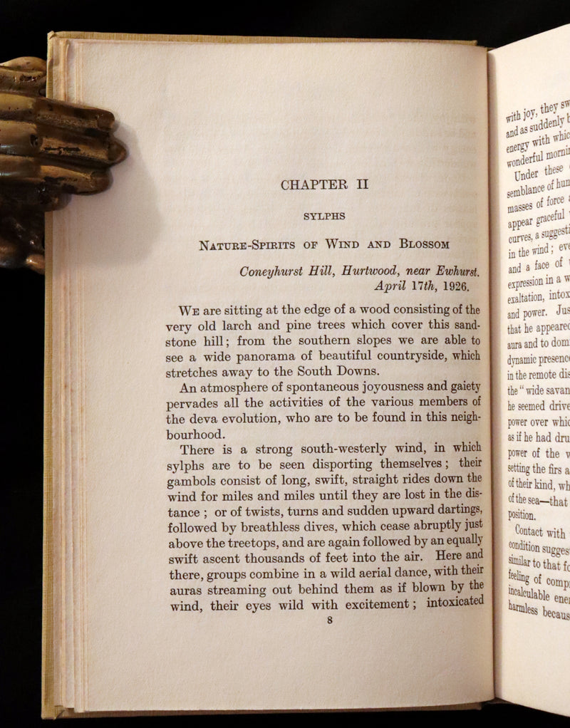 1927 Rare First Edition - THE KINGDOM OF FAERIE (Fairies) by Geoffrey Hodson. Sylphs, Gnome, Deva, Brownies, Mannikins,...
