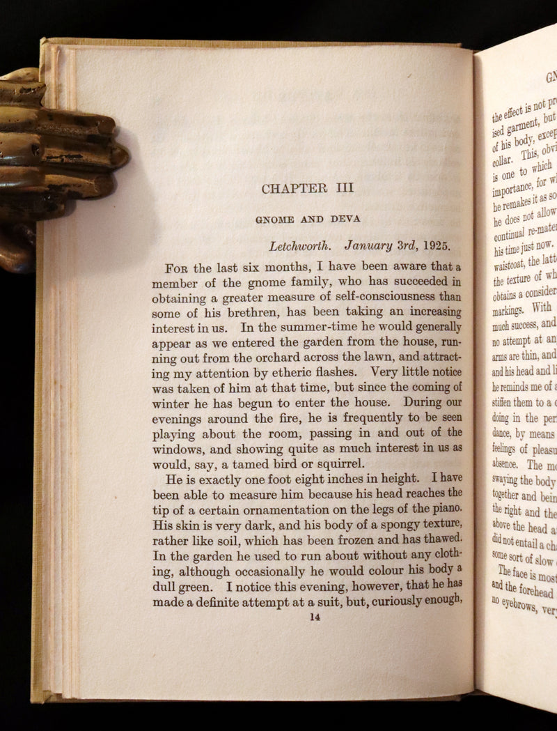 1927 Rare First Edition - THE KINGDOM OF FAERIE (Fairies) by Geoffrey Hodson. Sylphs, Gnome, Deva, Brownies, Mannikins,...