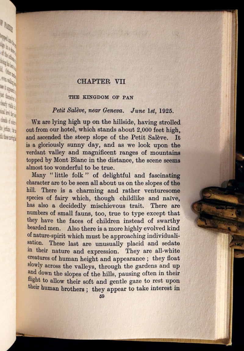 1927 Rare First Edition - THE KINGDOM OF FAERIE (Fairies) by Geoffrey Hodson. Sylphs, Gnome, Deva, Brownies, Mannikins,...