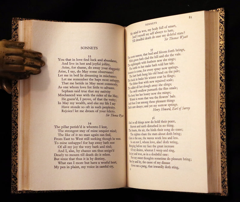 1952 First Edition bound by Bayntun - Elizabethan Lyrics, Lutanist, Plays & Masques Songs.