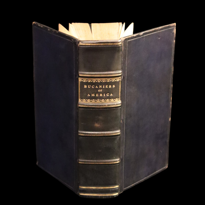 1810 Scarce Book - HISTORY OF THE BUCANIERS (BUCCANIERS) OF AMERICA, PIRATES.