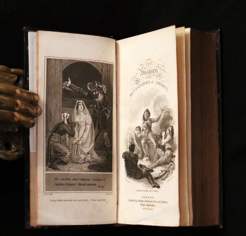 1810 Scarce Book - HISTORY OF THE BUCANIERS (BUCCANIERS) OF AMERICA, PIRATES.