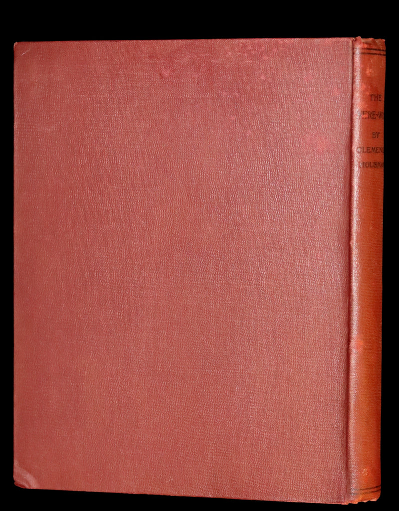 1896 Rare First Edition Book on Werewolves - THE WERE-WOLF by Clemence Housman. Illustrated.